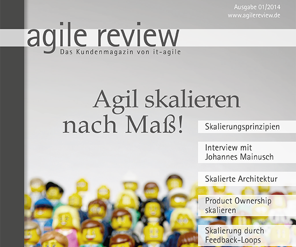 Titel der Agile Review 1/2014