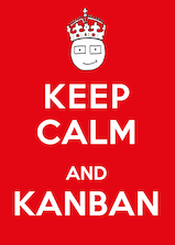 Kanban Postkarte Keep Calm and Kanban